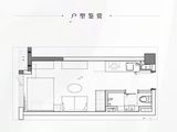 合景天峻_J3栋A户型 建面35平米