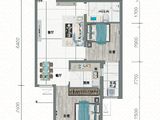 万滨锦里_2室2厅1卫 建面75平米