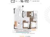 南光凤凰居锦绣和园_3室2厅2卫 建面96平米