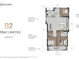 港悦城嘉悦_3室2厅2卫 建面113平米