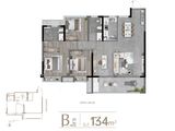 龙湖御湖境_4室2厅2卫 建面134平米