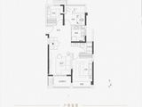 保利堂悦_3室2厅1卫 建面95平米