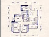 恒大天府城邦_3室2厅1卫 建面91平米