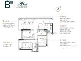 明溪花园_3室2厅2卫 建面89平米