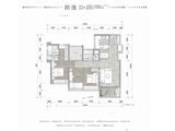 万汇天地朗庭_4室2厅2卫 建面103平米