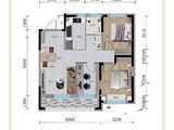 新龙新安九里_3室2厅1卫 建面99平米