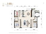 兴桐云禧峯璟_3室2厅3卫 建面148平米