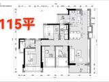东寮溪江苑_4室2厅2卫 建面115平米